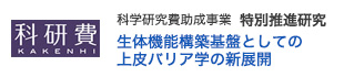 科研費：特別推進研究『生体機能構築基盤としての上皮バリア学の新展開』