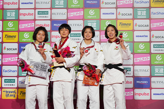 グランドスラム東京で本学柔道部部員と卒業生4選手が入賞しました イメージ画像1
