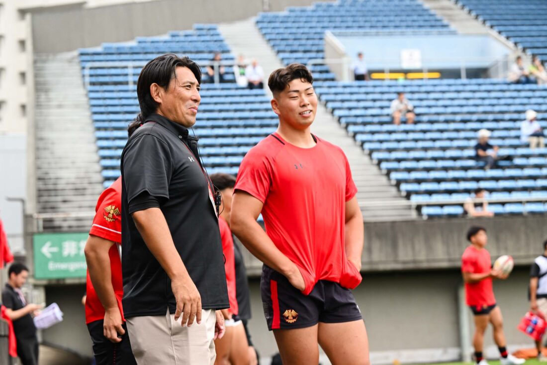 2024/7/15【なの花薬局 JAPAN SEVENS2024】土橋輝久コーチ インタビュー イメージ画像1